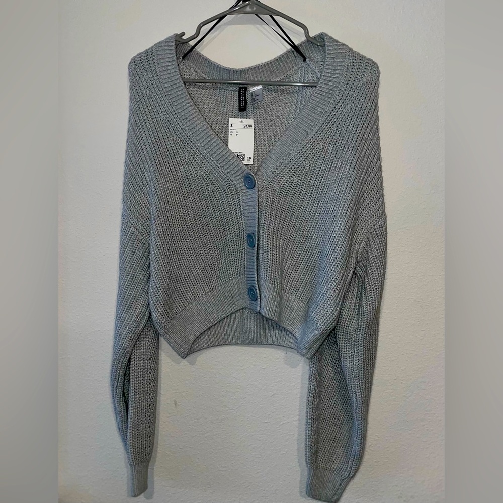 Gray Cardigan